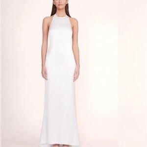 NWT Staud Janet Dress In White